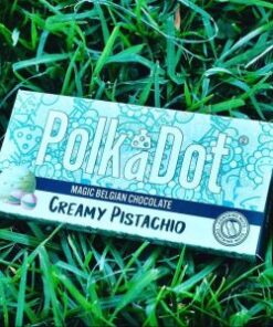 Polkadot Creamy Pistachio Belgian Chocolate For Sale