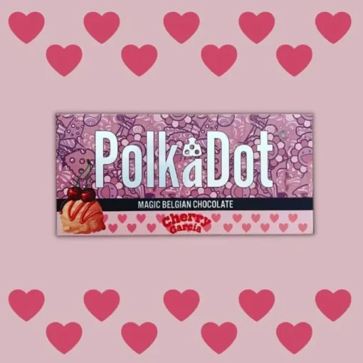 Polkadot Cherry Garcia Chocolate Bar For Sale