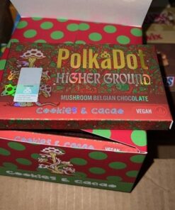 Polkadot Cookies & Cacao Belgian Chocolate Bar For Sale