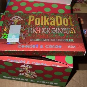 Polkadot Cookies & Cacao Belgian Chocolate Bar For Sale