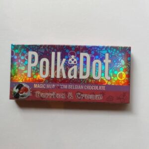 Polkadot Berries & Cream Belgian Chocolate For Sale