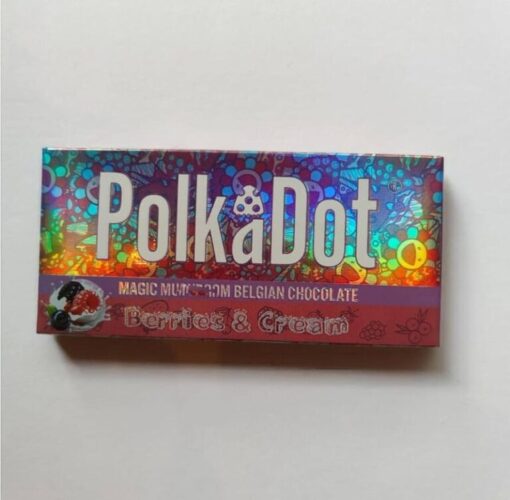 Polkadot Berries & Cream Belgian Chocolate For Sale