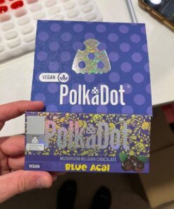 PolkaDot Blue Acai Chocolate Bar For Sale