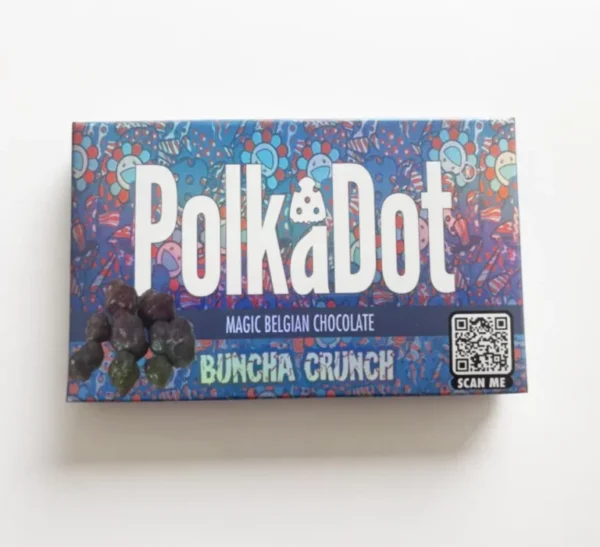 Polkadot Buncha Crunch Belgian Chocolate Bar For Sale