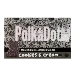 PolkaDot Cookies and Cream Belgian Chocolate For Sale