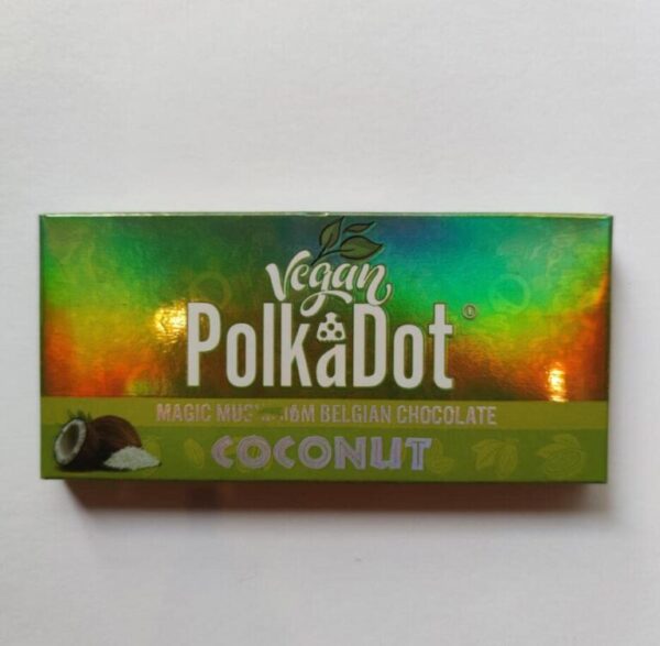 Polkadot Coconut Magic Belgian Chocolate For Sale