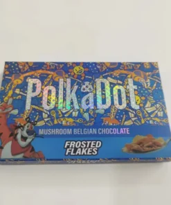 Polkadot Frosted Flakes Mushroom Belgian Chocolate For Sale