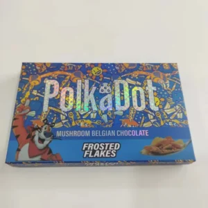 Polkadot Frosted Flakes Mushroom Belgian Chocolate For Sale