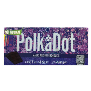 Polkadot Intense Dark Belgian Chocolate Bar For Sale
