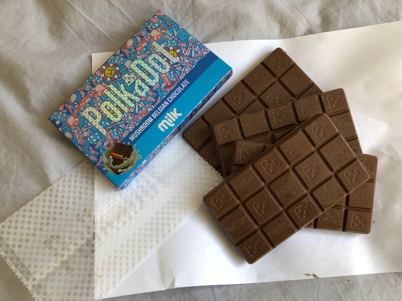 polkadot chocolate review