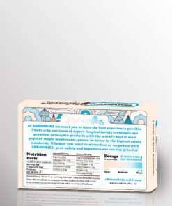 cookies & cream mushroom chocolate bar