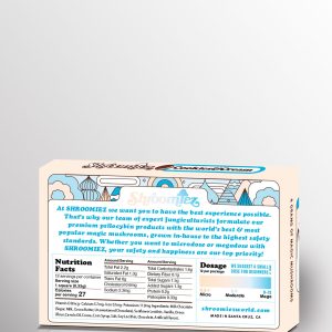 cookies & cream mushroom chocolate bar