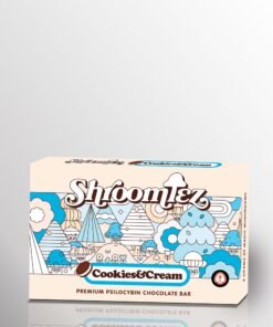 cookies & cream mushroom chocolate bar