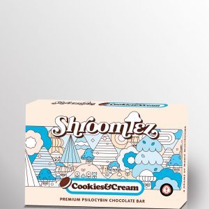 cookies & cream mushroom chocolate bar