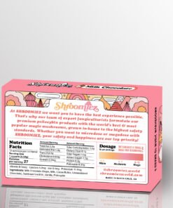 Shroomiez milk chocolate bar