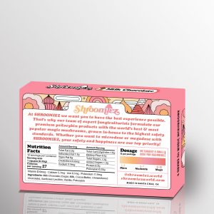 Shroomiez milk chocolate bar