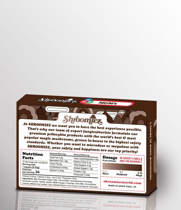 Shroomiez M&M's Milk Chocolate Bar