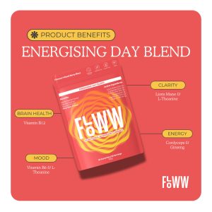 floww cordyceps and lions mane mushroom gummies