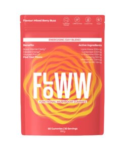 floww cordyceps and lions mane mushroom gummies