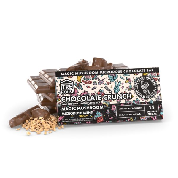 mushroom chocolate chocolate crunch