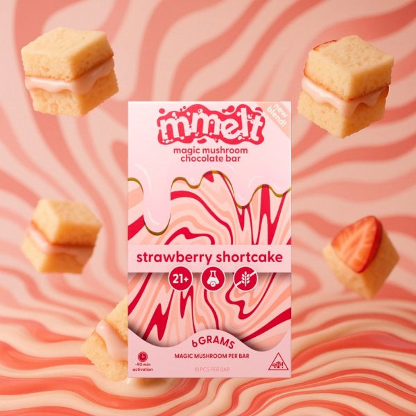 Mmelt Strawberry Shortcake Mushroom Chocolate