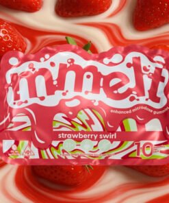 Mmelt Strawberry Swirl Mushroom Gummies