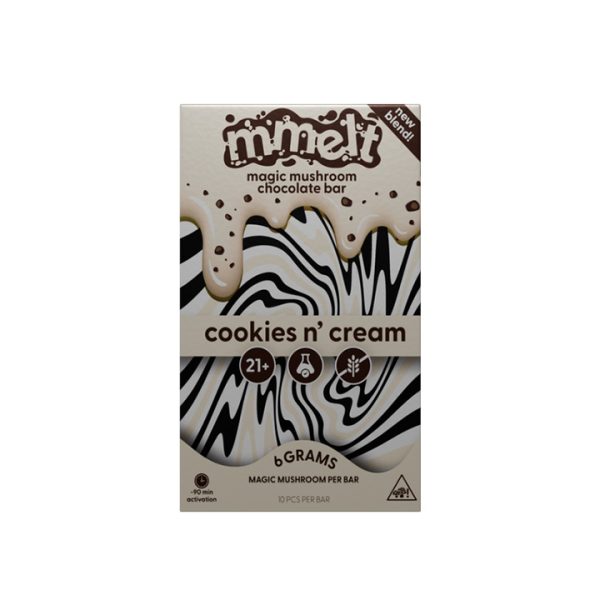 Mmelt Cookies N' Cream Mushroom Chocolate