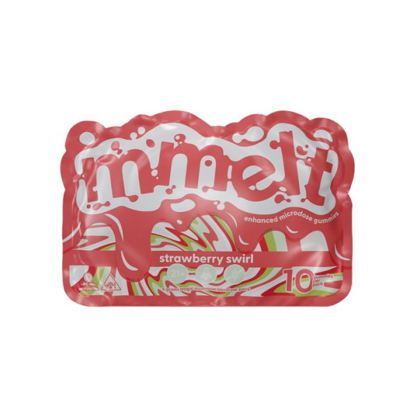 Mmelt Strawberry Swirl Mushroom Gummies