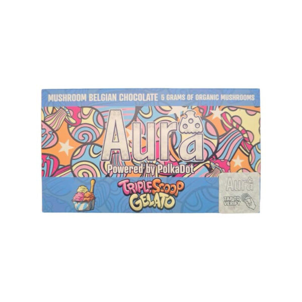Aura polkadot triple scoop gelato bar