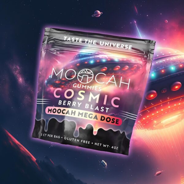 Moocah Megadose Mushroom Gummies - Berry Blast