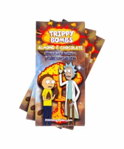 An image of Trippy Bomb Almond and Chocolate Bar