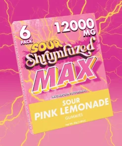 Shrumfuzed MAX Sour Gummies Sour Pink Lemonade