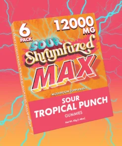 Shrumfuzed MAX Sour Gummies Sour Tropical Punch