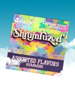 Shrumfuzed Gummies Assorted Flavors 4-pack