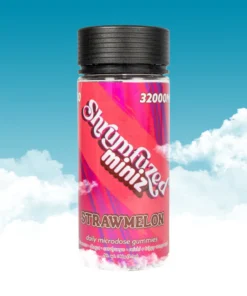 Shrumfuzed Miniz Gummies (320mg) Strawmelon 100 pack