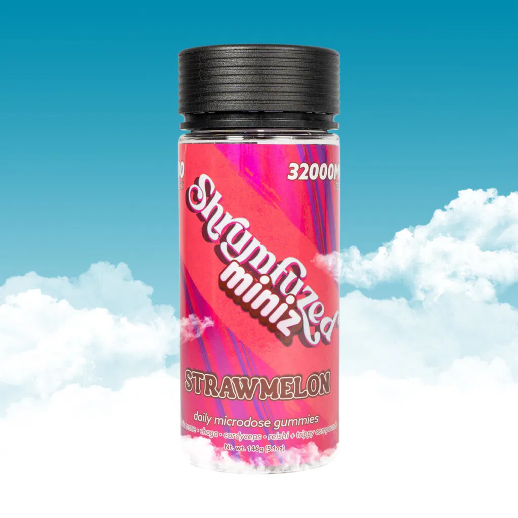 Shrumfuzed Miniz Gummies (320mg) Strawmelon 100 pack