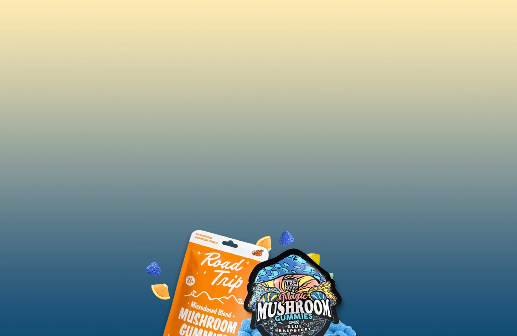 mushroom gummies banner image