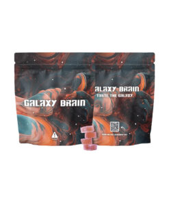 An image of Galaxy Brain Mushroom Gummies - Blue Raspberry