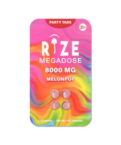 An image of Rize Melon Pop Megadose Mushroom Tabs 1 Pack