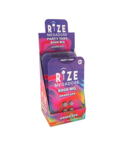 An image of Rize Megadose Grape Ape Tabs 10 pack