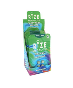 An image of Rize Megadose Mushroom Tabs—Mint Chill 10 Pack
